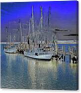 Port Royal Shrimp Boats Canvas Print