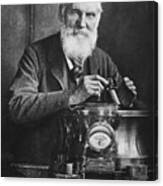 Portrait Of Lord Kelvin At His Compass Canvas Print