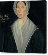 Portrait Of Mrs William W. Welch Canvas Print