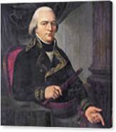 Portrait Of Pieter Gerardus Van Overstraten, Governor-general Of The Dutch East Indies Canvas Print