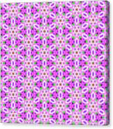 Pretty Pink Kaleidoscope Pattern 1 Canvas Print