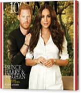 2021 Time100 - Prince Harry And Meghan Canvas Print
