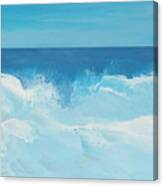 Private Beach Canvas Print