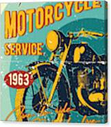 Professional Motorcycle Service Canvas Print