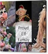 Proud Elf Family Canvas Print