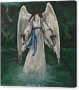 Psalm 91 Angel Canvas Print