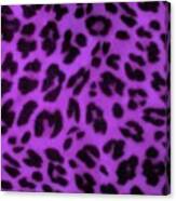 Purple Cheetah Canvas Print