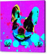 Purple Dog Canvas Print