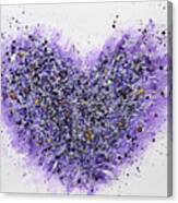 Purple Heart Canvas Print