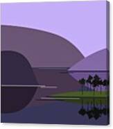 Purple Hills Canvas Print