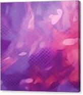 Purple Tone Modern Abstract Art Background Pattern Design Canvas Print