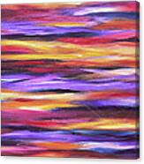 Purple Waves Canvas Print