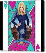 Queen Dolly Parton Canvas Print