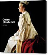 Queen Elizabeth Ii Commemorative Issue Canvas Print
