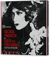 ''queen Kelly'', With Gloria Swanson And Erich Von Stroheim, 1928 Canvas Print