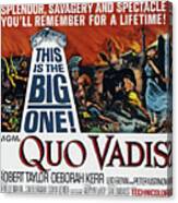 ''quo Vadis'', With Robert Taylor And Deborah Kerr, 1951 #1 Canvas Print