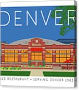 Racines Denver Blue For Frame No Mat Canvas Print