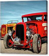 Racing Jalopies At Wildwood Canvas Print