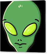 Raid Area 51 Alien Head Canvas Print