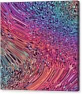 Rainbow Ice River -  Abstract Canvas Print