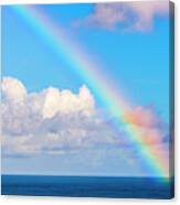 Rainbow In Guam Canvas Print