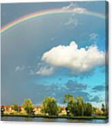 Rainbow Over Gouda Canvas Print