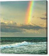 Rainbow Waves, Pensacola Beach, Florida Canvas Print