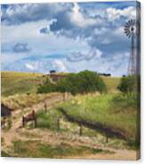 Ranching In The Sandhills Canvas Print