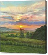 Raystown Sunset Canvas Print