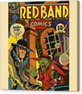 Red Band Comic Book Cover Canvas Print