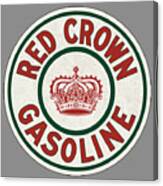 Red Crown Gasoline Canvas Print