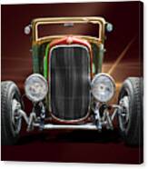 Red Hot Rod Coup Canvas Print