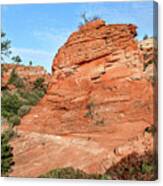 Red Rock In Zion Canvas Print