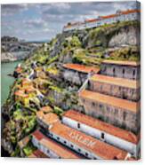Red Roofs Of Porto Canvas Print