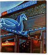 Reds Blue Goose Saloon Canvas Print