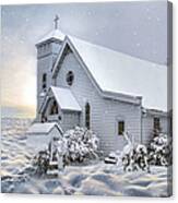 Refuge In The Snow Canvas Print