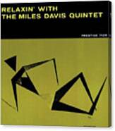 Relaxin' With Miles Davis Quintet Canvas Print