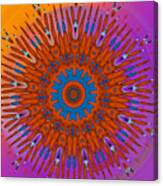 Retro 60's - Groovy Pinwheel Canvas Print