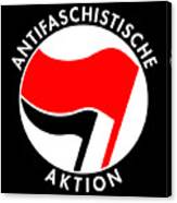 Retro Germany Antifaschistische Aktion Anti-fascist Canvas Print