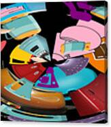 Retro Series - Appliances On The Spin Cycle Canvas Print