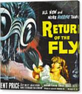 Return Of The Fly Vincent Price Canvas Print