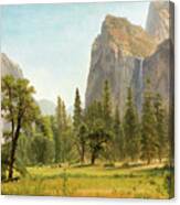 Yosemite ca 1871-73  Albert Bierstadt Art Print Poster 11x14 Bridal Veil Falls 