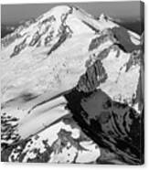 Ridge To Summit Black And White Canvas Print
