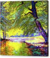 River Of Gold Canvas Print