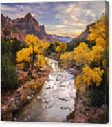 River Of Gold Canvas Print