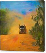 Road Train To Pormpuraaw Cape York Queensland Australia Canvas Print