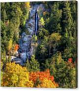 Roaring Brook Falls In The Adirondacks Canvas Print