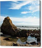 Rocky Beach And Tide Pools Canvas Print