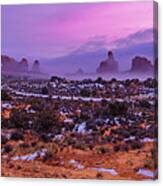 Rolling Mist Through Arches Canvas Print