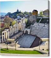 Roman Amphitheater Of Plovdiv Canvas Print